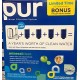 PUR 3-Stage Vertical Faucet Mount in Chrome FM-3700B + 4 Replacement Filters BONUS PACK - B0088DOCTQ